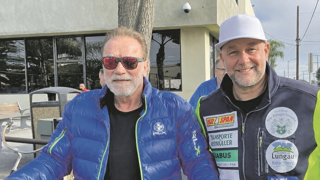 Arnold Schwarzenegger — Porträt mit Franz Müllner